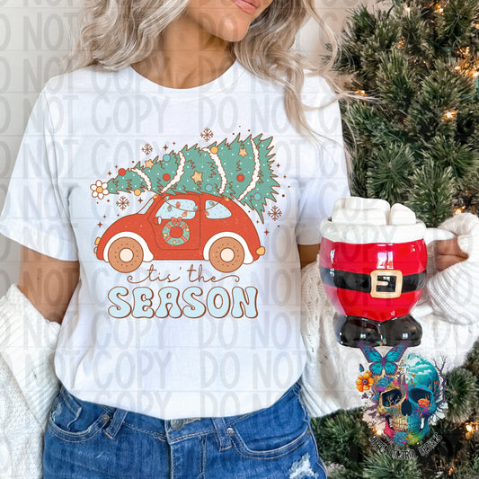 Tis the Season Christmas Ready to Press Sublimation and DTF Transfer