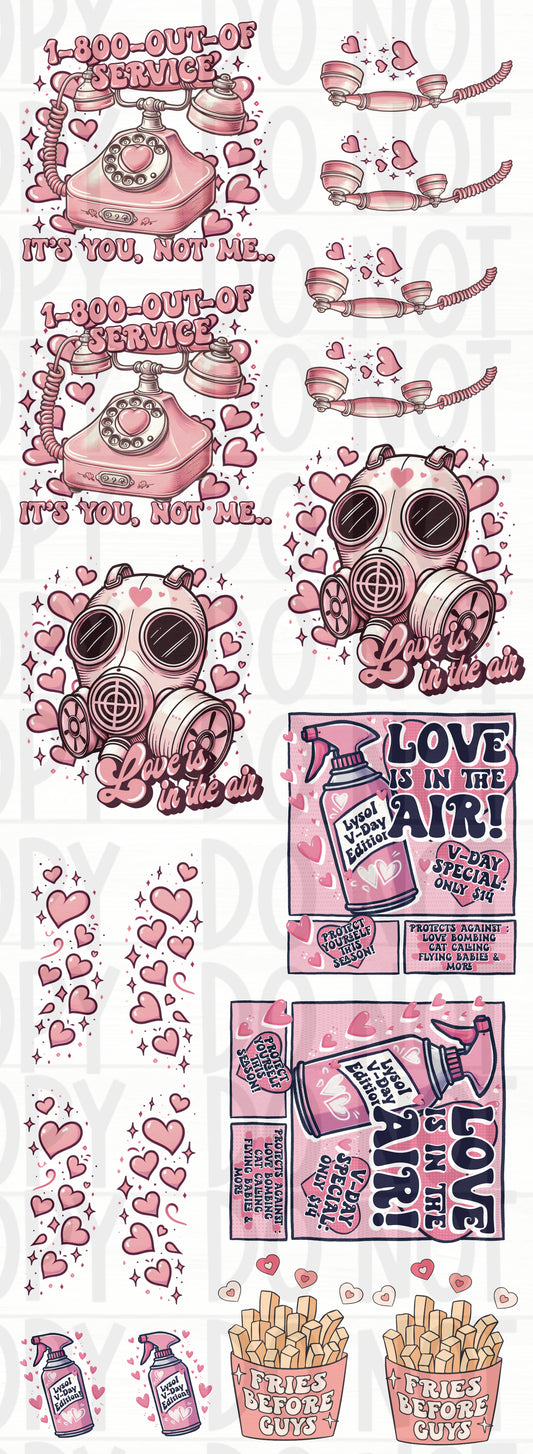 Premade Valentines Gang Sheet