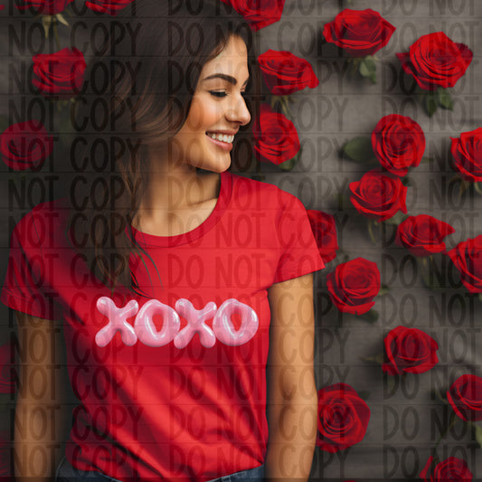 XOXO Valentines Ready to Press Sublimation and DTF Transfer