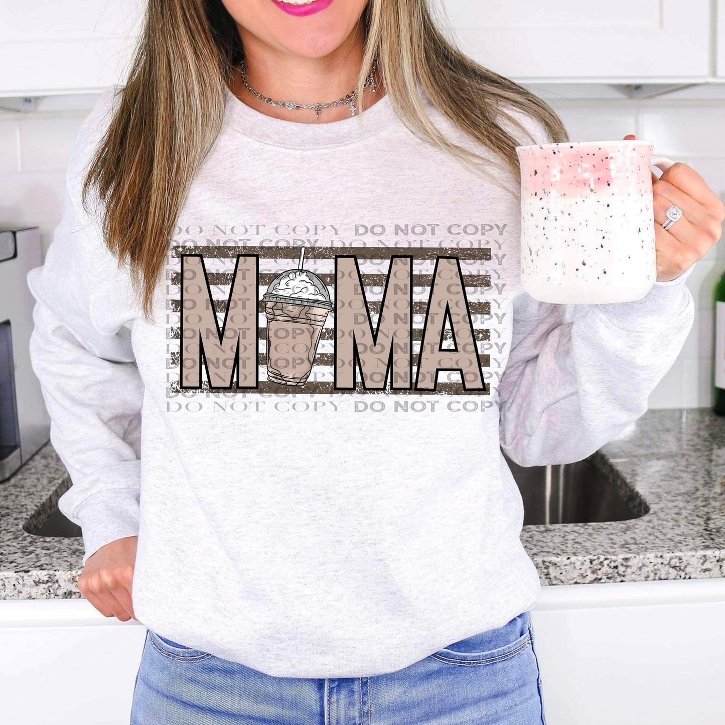 Mama Coffee Ready to Press Sublimation and DTF Transfer