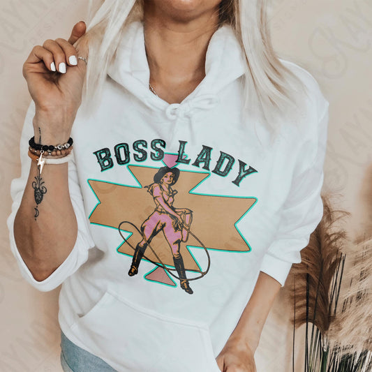 Boss Lady Ready To Press Sublimation and DTF Transfer