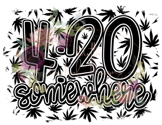 420 Somewhere Ready To Press Sublimation and DTF Transfer