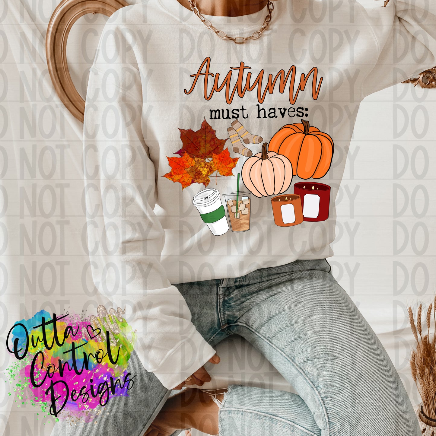 Autumn Must Haves Ready to Press Sublimation and DTF Transfer