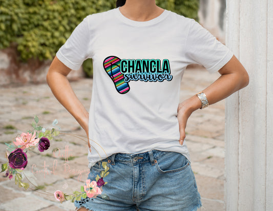 Chancla Survivor Ready To Press Sublimation Transfer