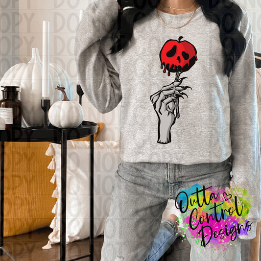 Creepy Candy Apple Sublimation and DTF Transfer