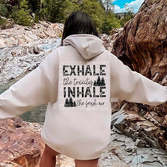 Exhale the Toxicity Ready To Press Sublimation and DTF Transfer