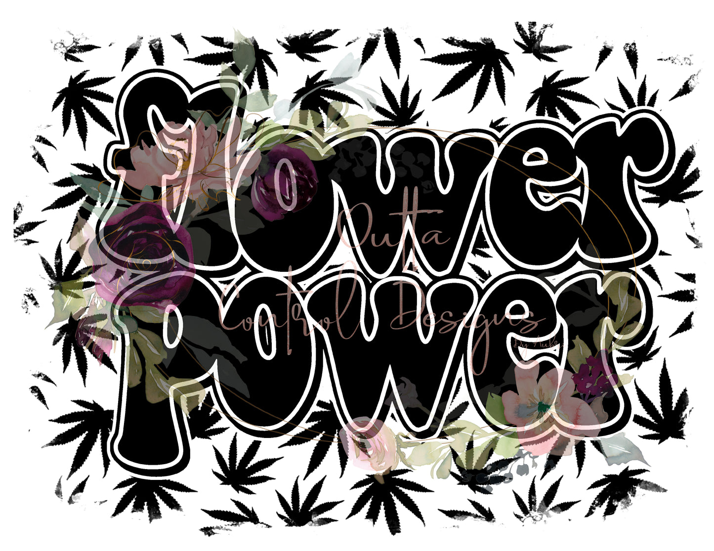 Flower Power Ready To Press Sublimation Transfer