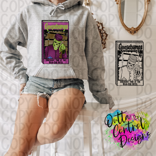 GB Dead End Motel Sublimation and DTF Transfer