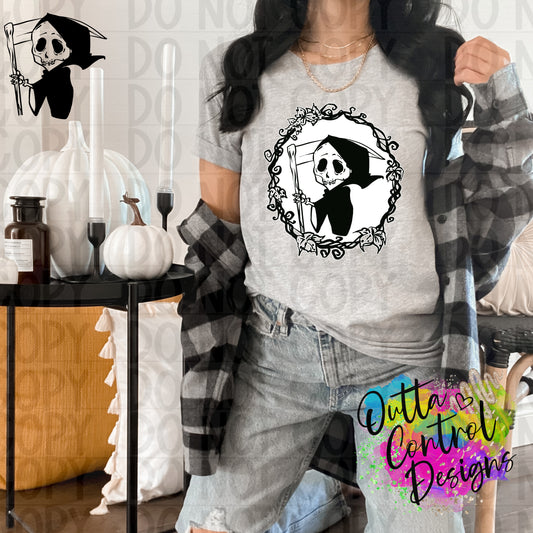 Grim reaper death Sublimation and DTF Transfer