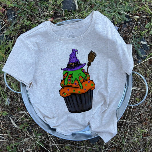 Halloween Cupcake Ready to Press Sublimation and DTF Transfer