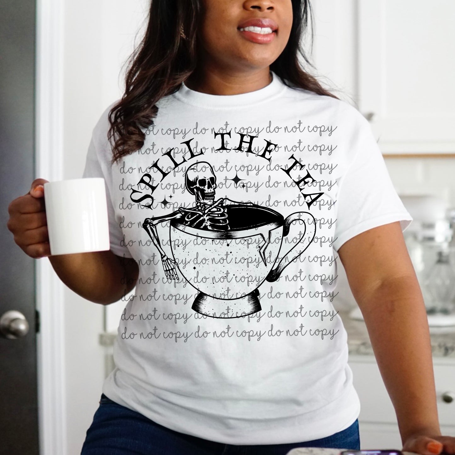 Spill The Tea Sublimation and DTF Transfer