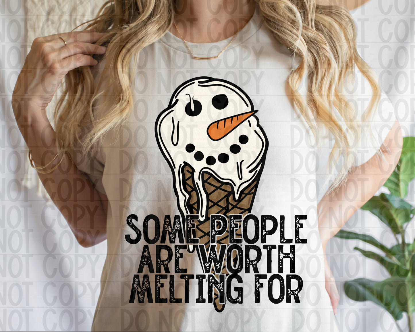 Some People are Worth Melting for Ready To Press Sublimation and DTF Transfer