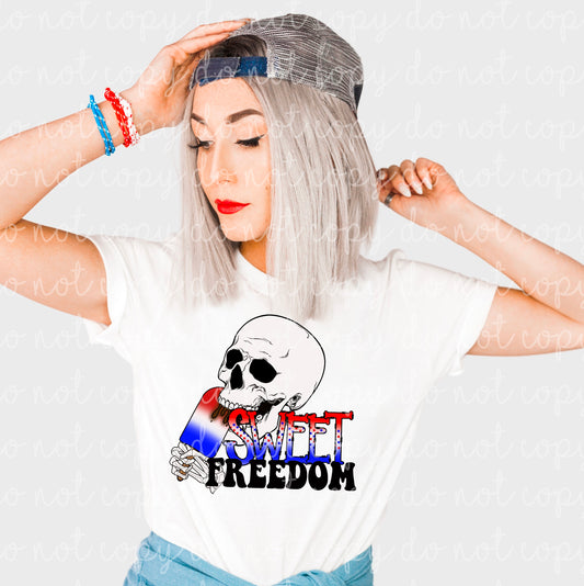 Sweet Freedom Patriotic Ready to Press Sublimation and DTF Transfer