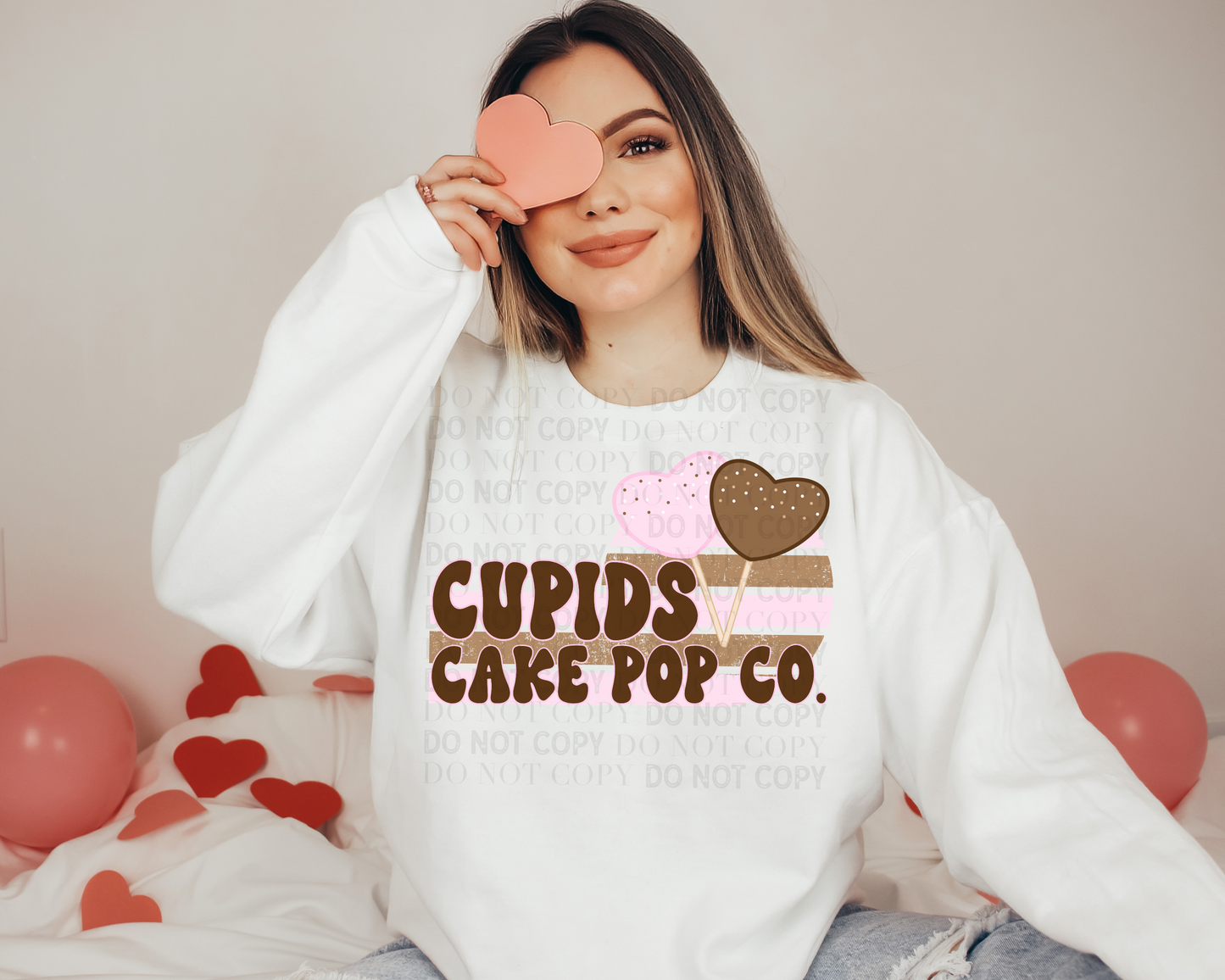 Cupids Cake Pop Co. Ready to Press Sublimation and DTF Transfer