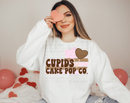 Cupids Cake Pop Co. Ready to Press Sublimation and DTF Transfer