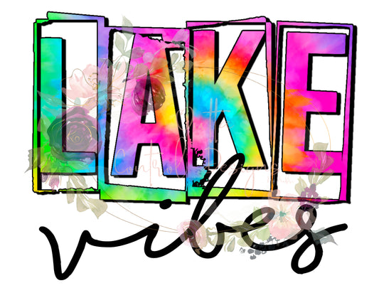 Lake Vibes Ready To Press Sublimation Transfer