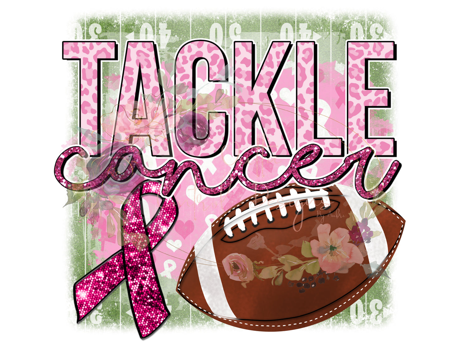 Tackle Cancer Ready To Press Sublimation Transfer