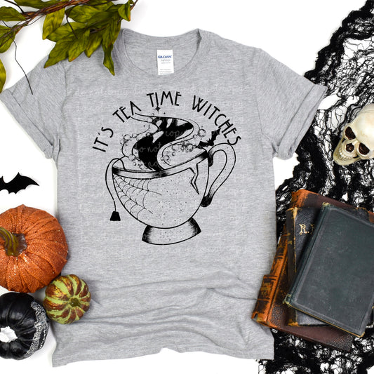 Its Tea Time Witches Ready to Press Sublimation and DTF Transfer