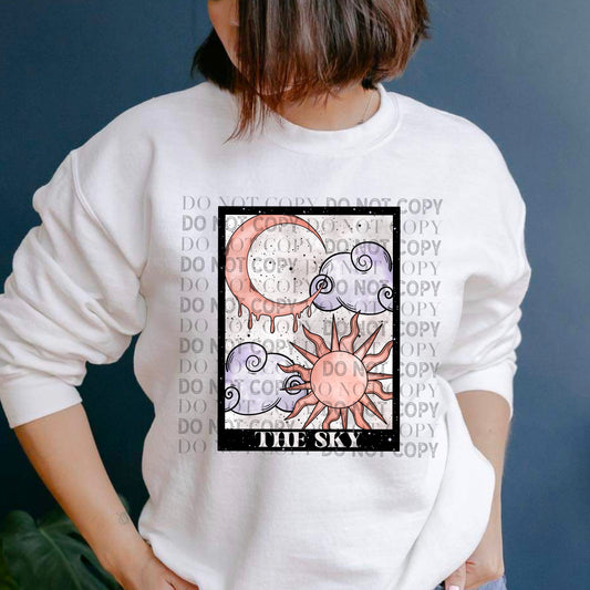 The Sky Tarot Card Ready To Press Sublimation and DTF Transfer