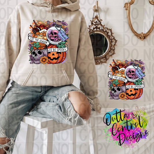 Tis The Season To Be Spooky Sublimation and DTF Transfer