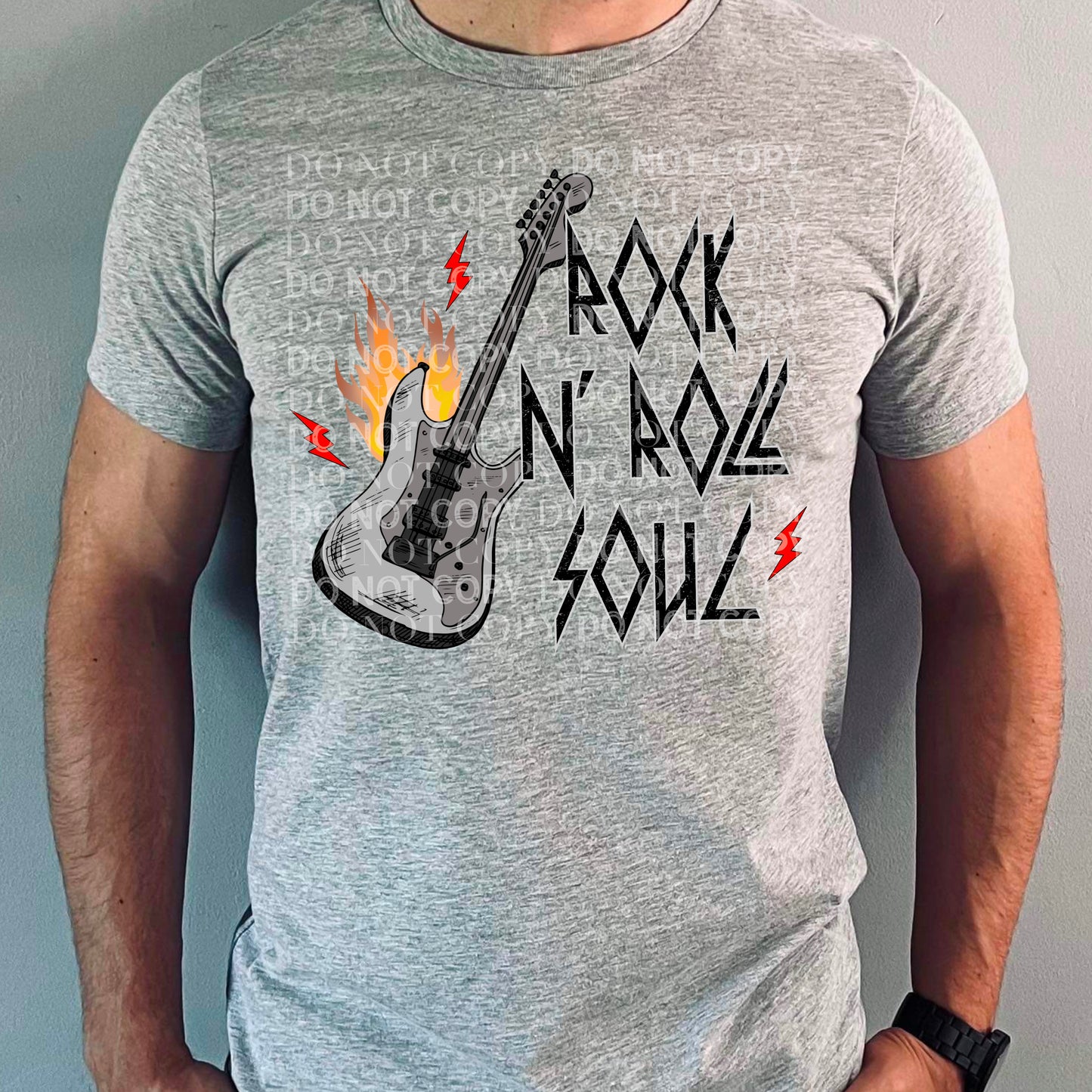 Rock n Roll Soul Ready to Press Sublimation and DTF Transfer