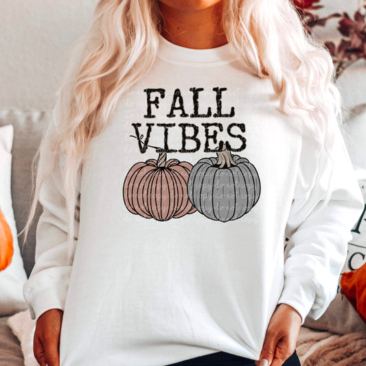 Fall Vibes Ready to Press Sublimation and DTF Transfer