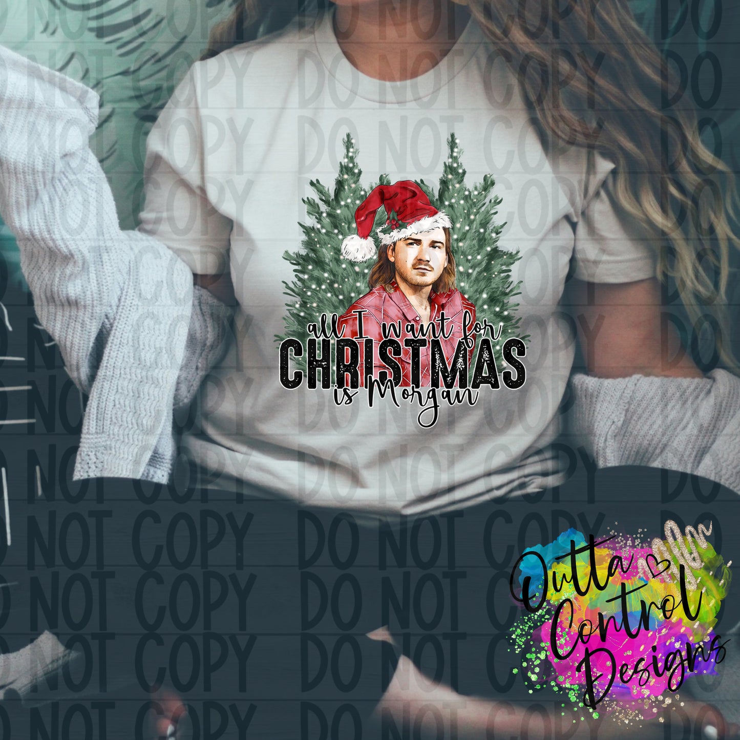 All I Want For Christmas 3 Ready To Press Sublimation and DTF Transfer