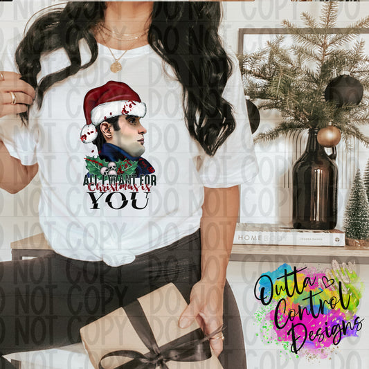 All I Want For Christmas 4 Ready To Press Sublimation and DTF Transfer