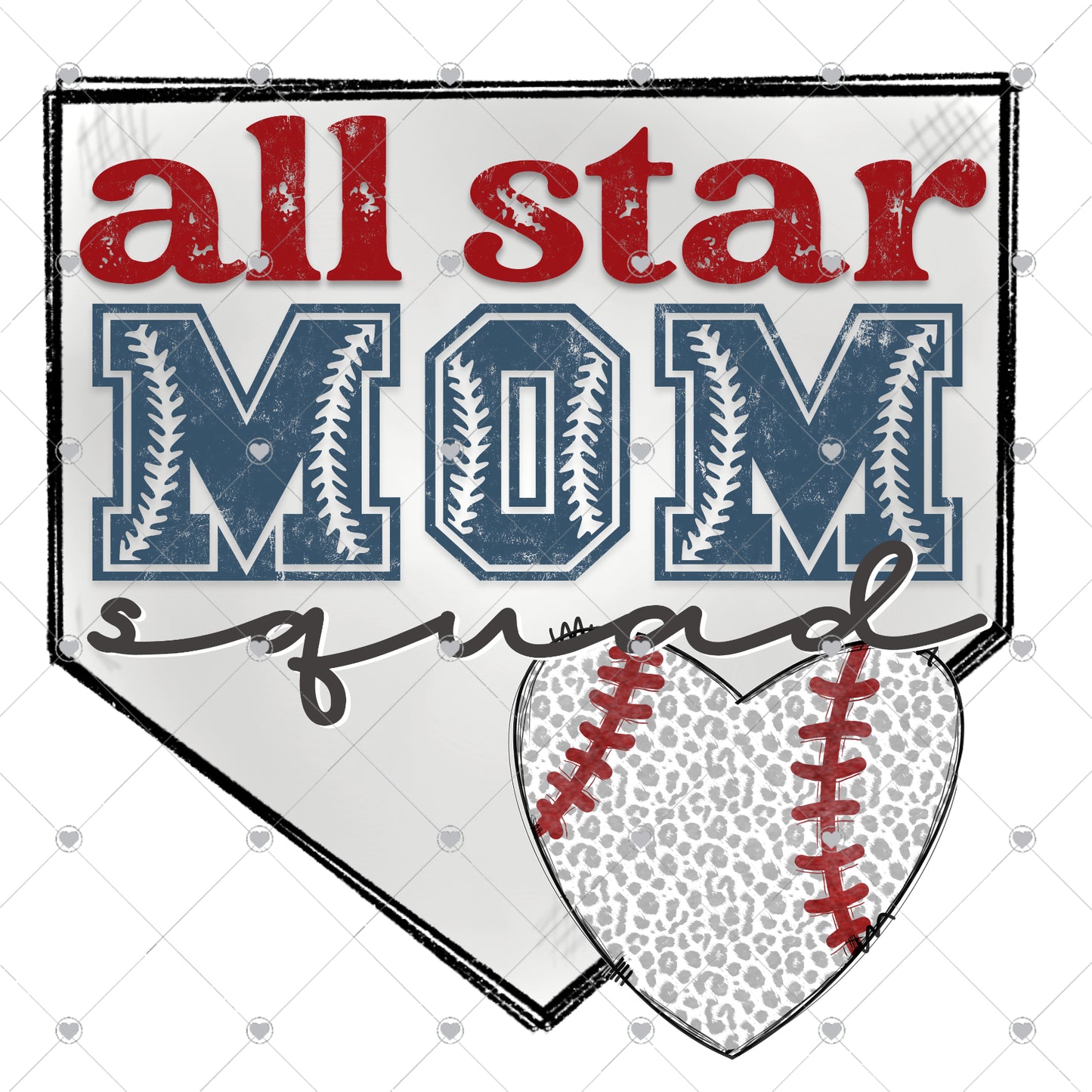 All Star Mom Ready To Press Sublimation and DTF Transfer