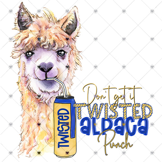 Alpaca Punch Ready To Press Sublimation and DTF Transfer