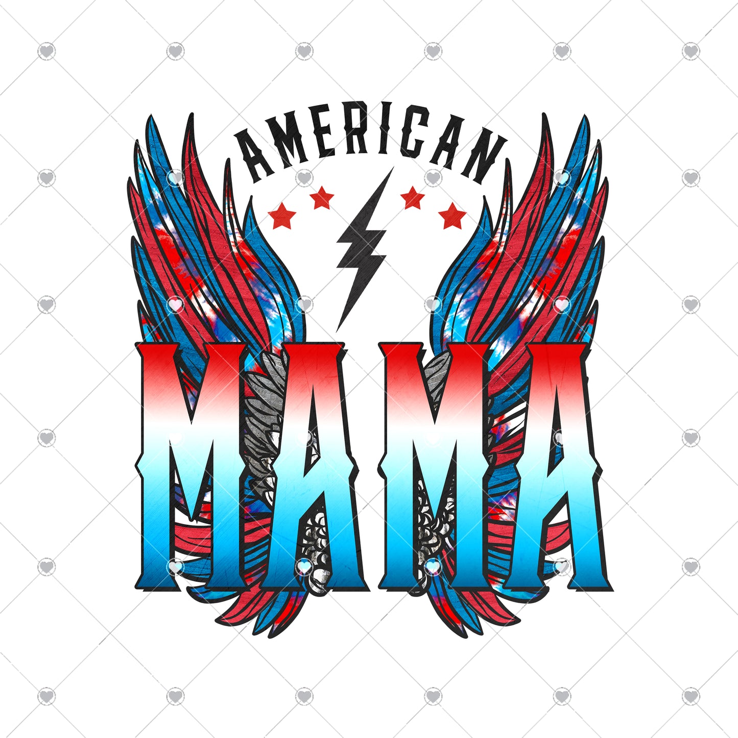 American Mama Ready To Press Sublimation and DTF Transfer