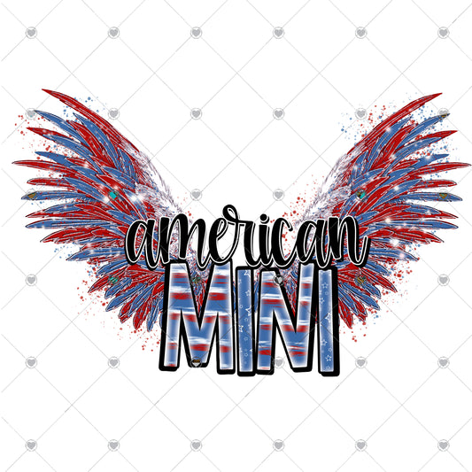 American Mini Ready To Press Sublimation and DTF Transfer