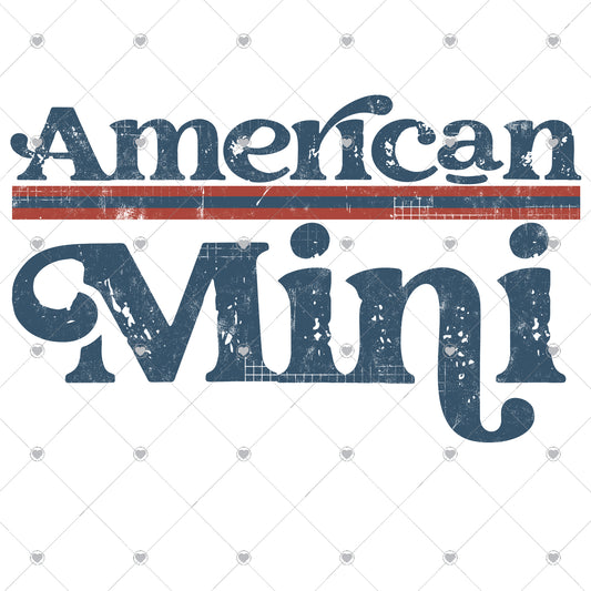 American Mini Ready To Press Sublimation and DTF Transfer