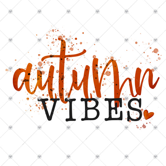 Autumn Vibes Ready To Press Sublimation and DTF Transfer