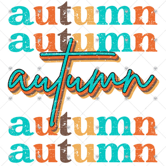 Autumn Ready To Press Sublimation and DTF Transfer