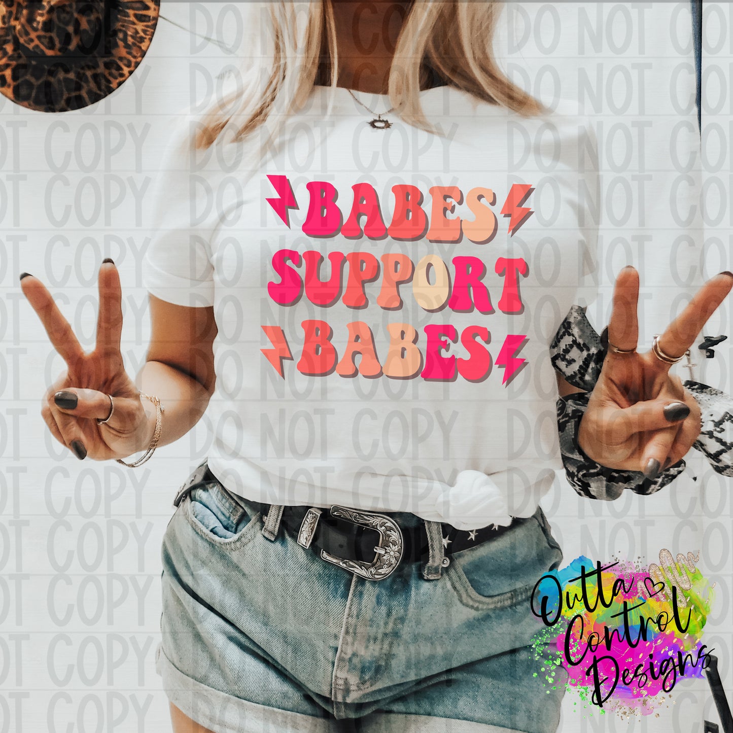 Babes support babes Ready To Press Sublimation and DTF Transfer