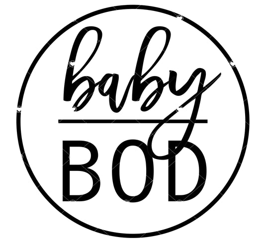 Baby Bod Ready To Press Sublimation Transfer