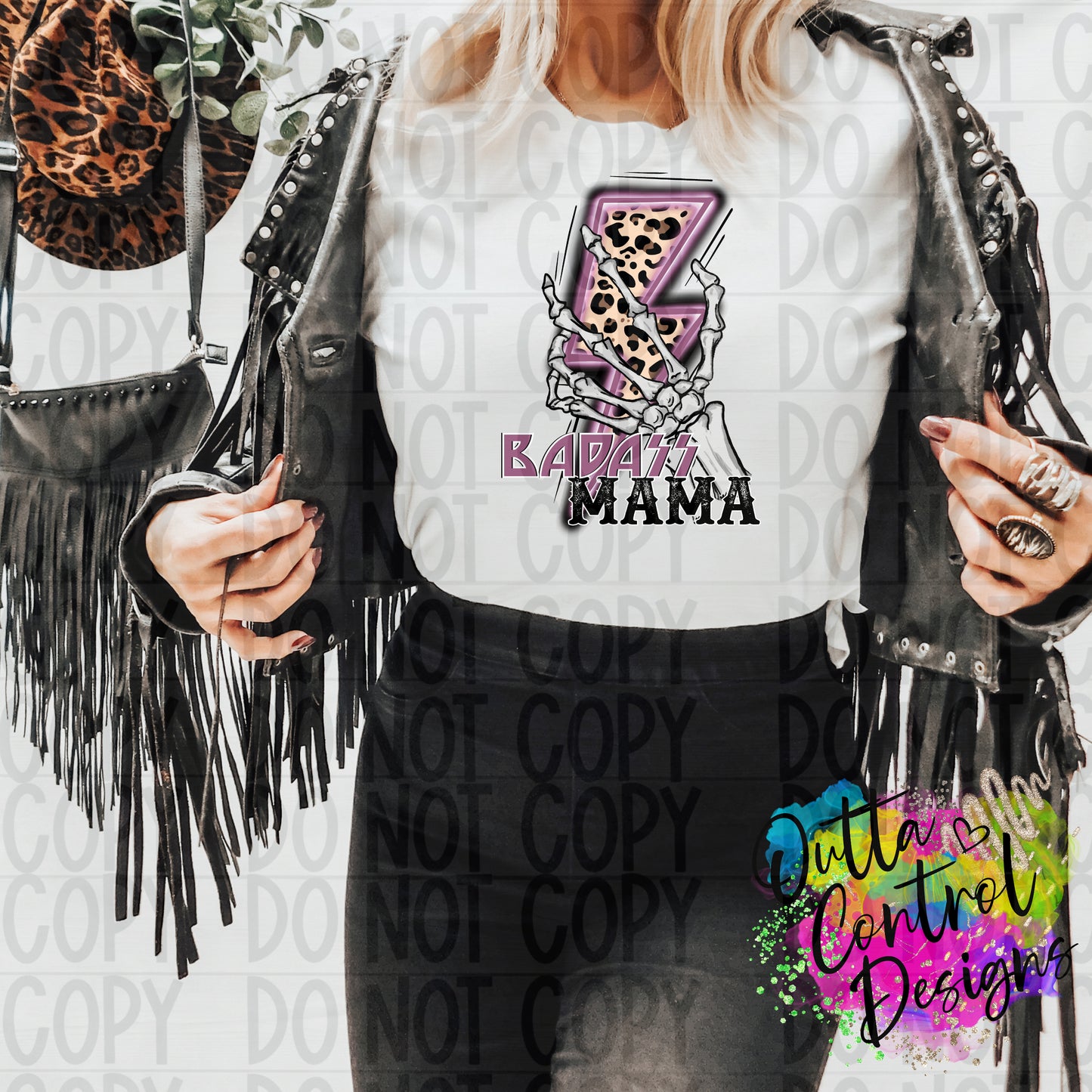 Badass Mama Ready to Press Sublimation and DTF Transfer