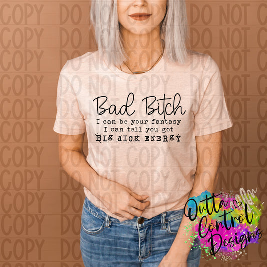 Bad Bitch Ready to Press Sublimation and DTF Transfer