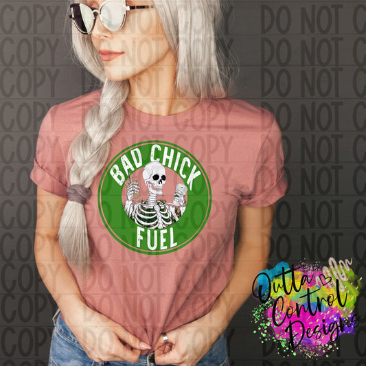 Bad Chick Fuel Ready To Press Sublimation and DTF Transfer