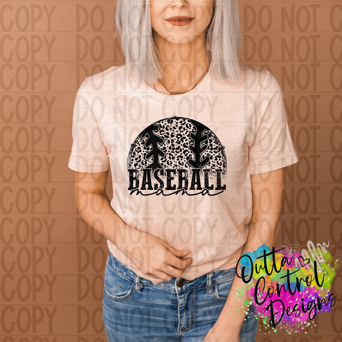 Baseball Mama Ready To Press Sublimation and DTF Transfer