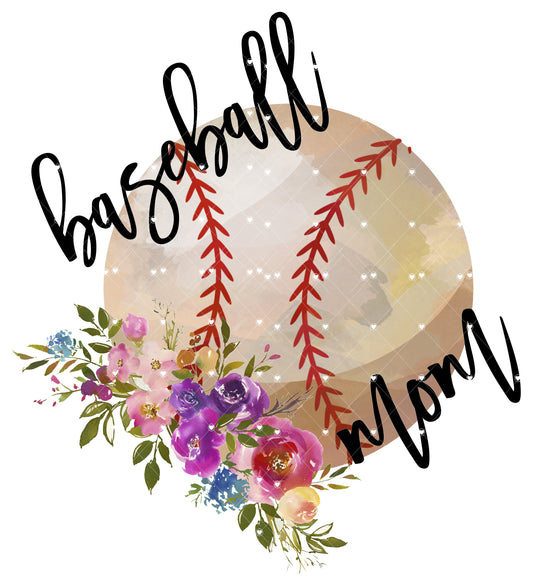 Baseball Mom Ready To Press Sublimation Transfer