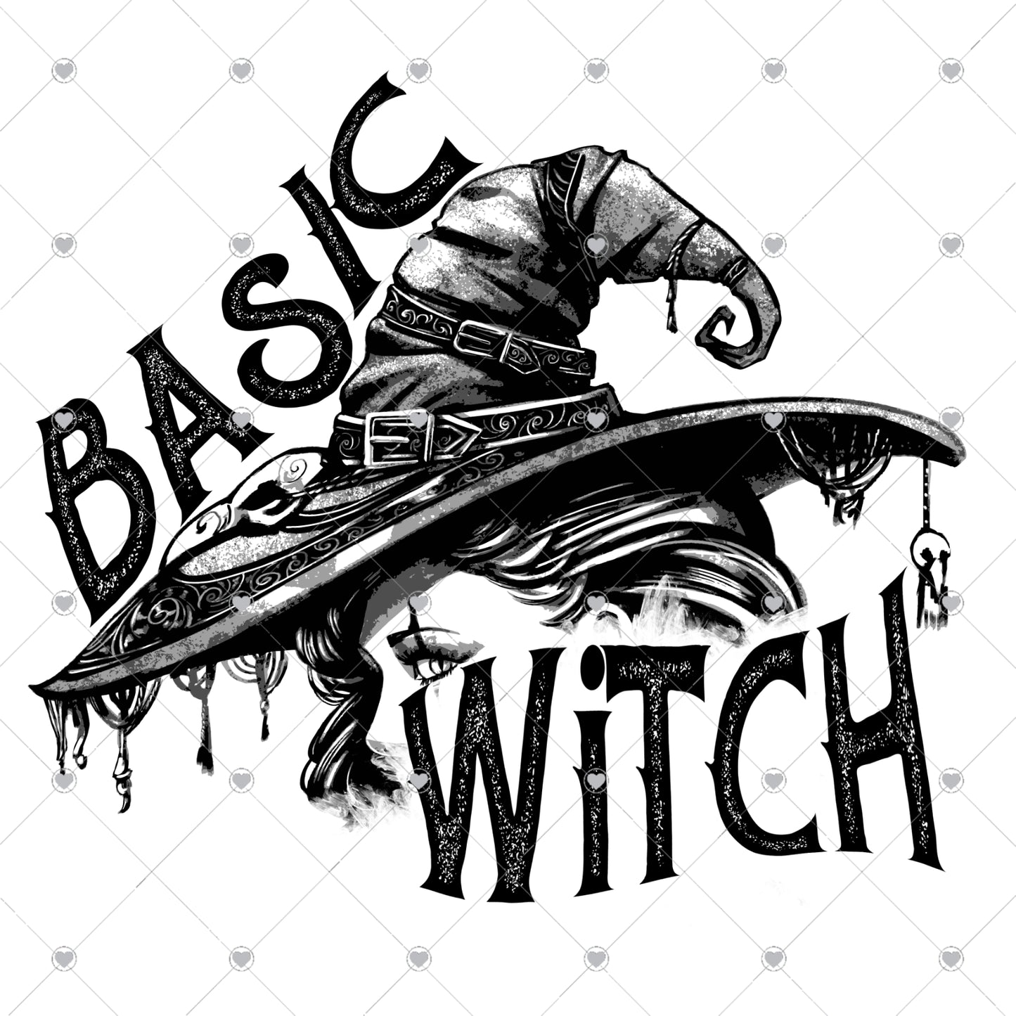 Basic Witch Woman Ready To Press Sublimation and DTF Transfer