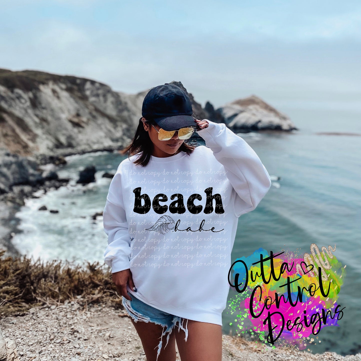 Beach Babe Ready To Press Sublimation and DTF Transfer