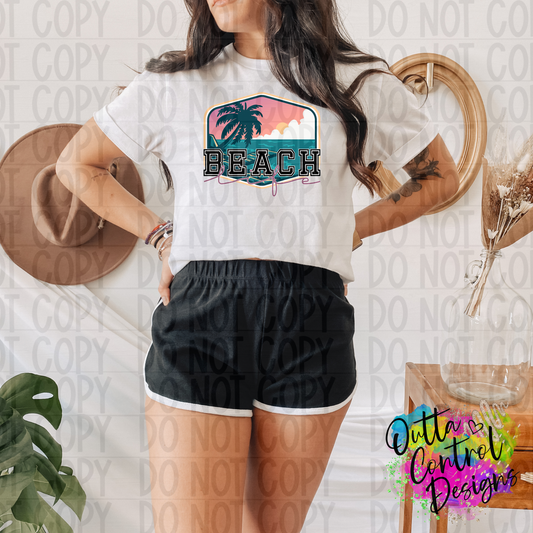 Beach Life Ready To Press Sublimation and DTF Transfer