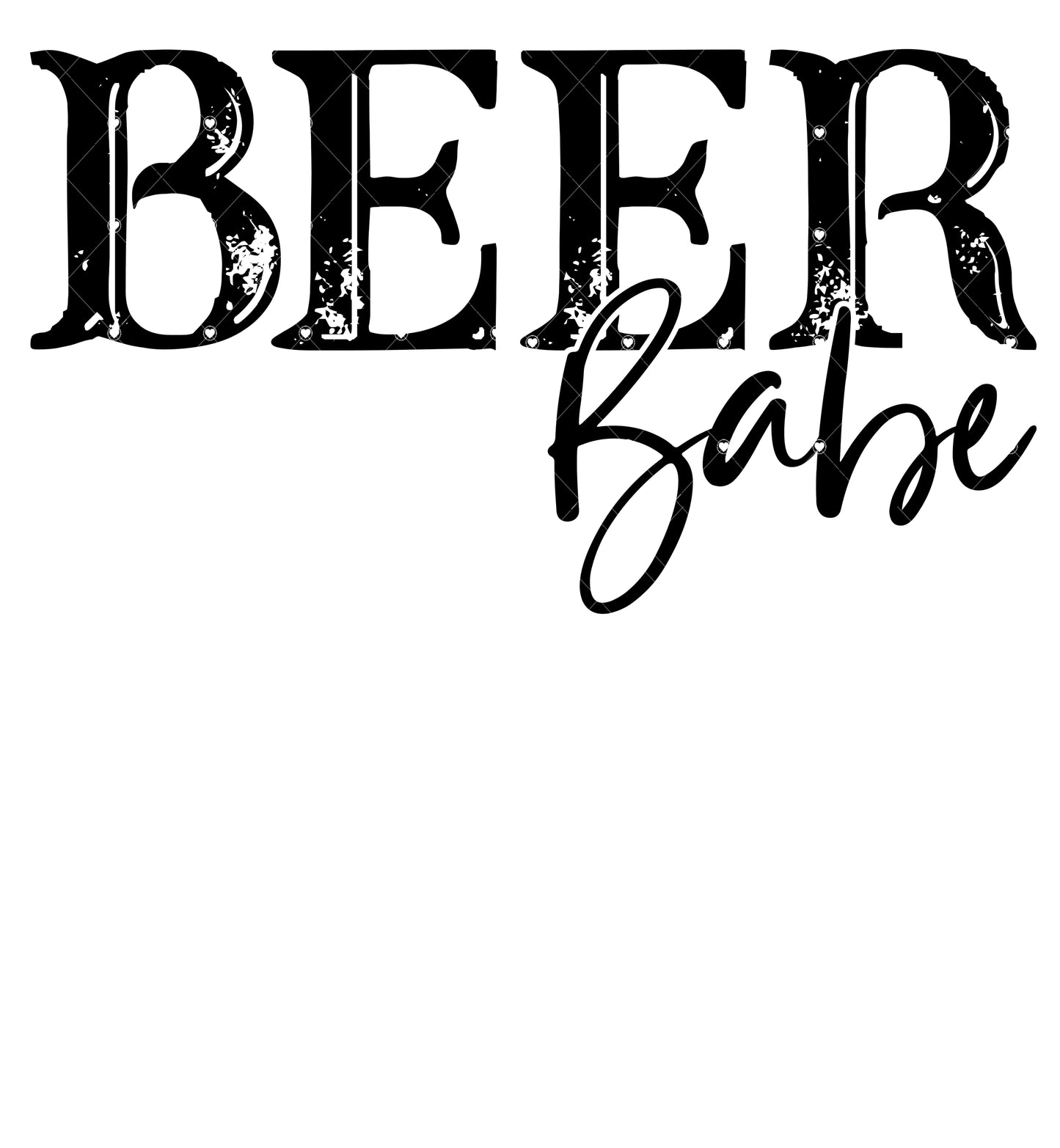 Beer Babe Ready To Press Sublimation Transfer