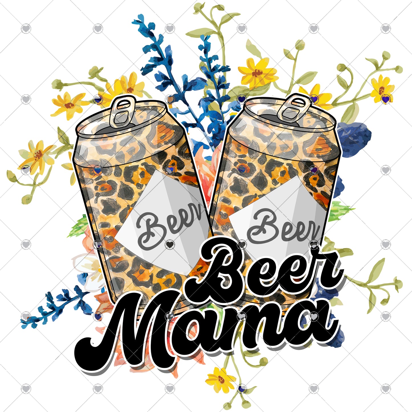 Beer Mama Ready To Press Sublimation and DTF Transfer