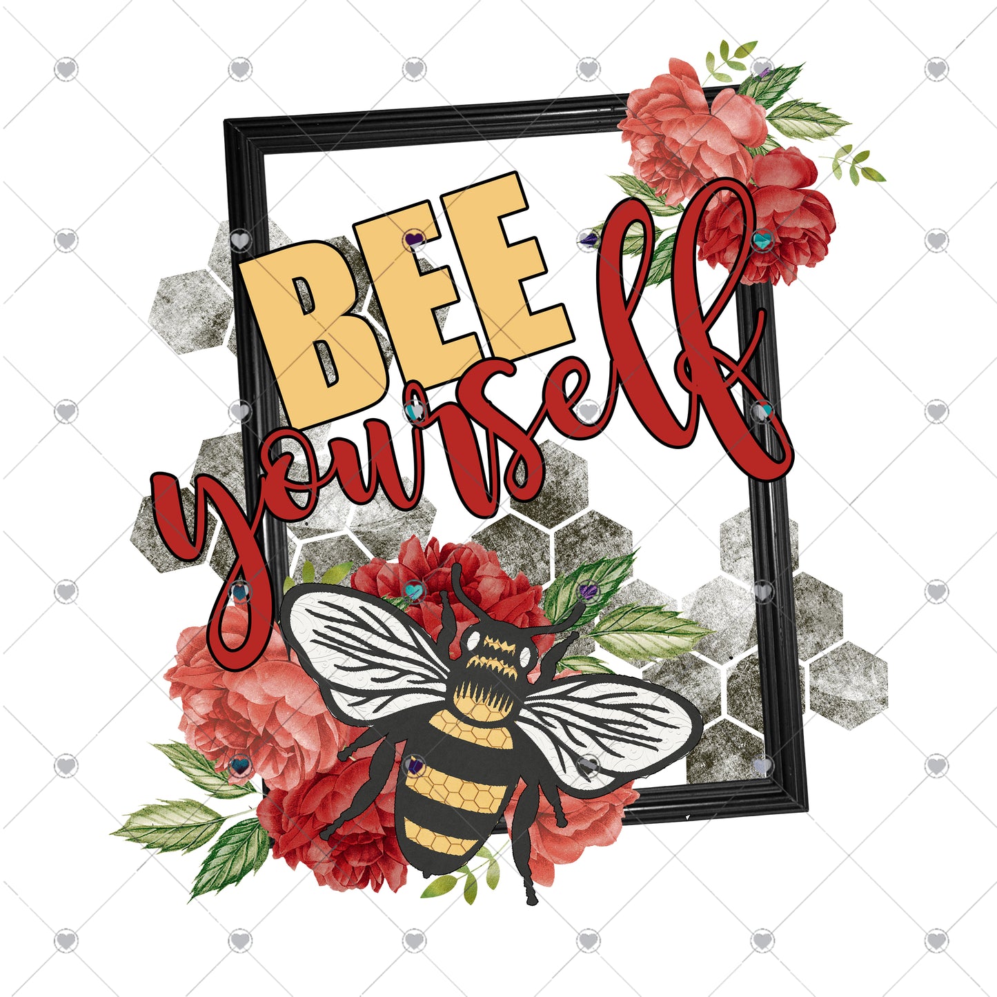 Bee Yourself Ready To Press Sublimation and DTF Transfer