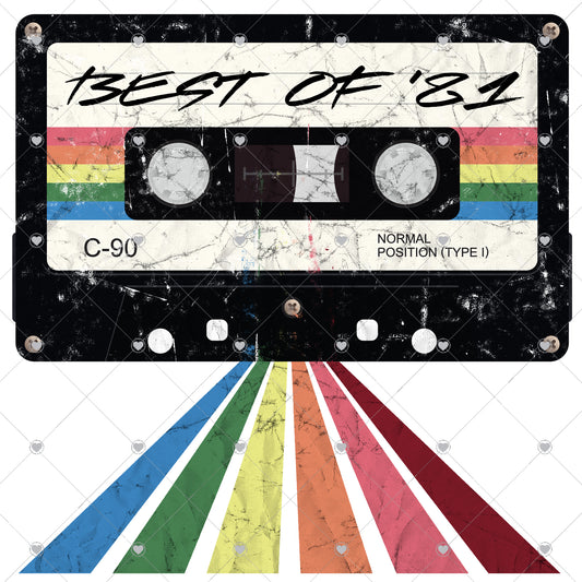 Best of 81 Tape 2 Ready To Press Sublimation and DTF Transfer