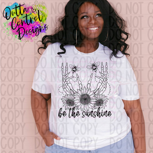 Be The Sunshine | Single Color Ready To Press Sublimation and DTF Transfer
